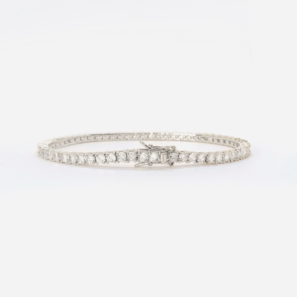 Тениссный браслет Silver