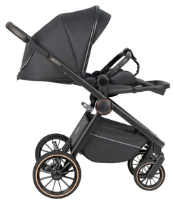 Детская коляска Farfello Liberty 3 в 1 Black magic/Магический черный LBR-1
