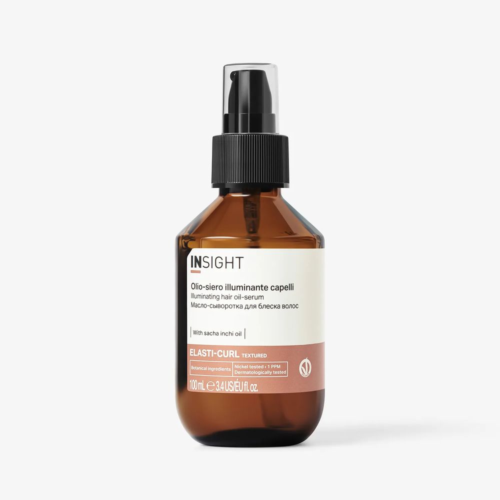 Масло-сыворотка для блеска волос ELASTI-CURL Illuminating hair oil-serum 100 мл