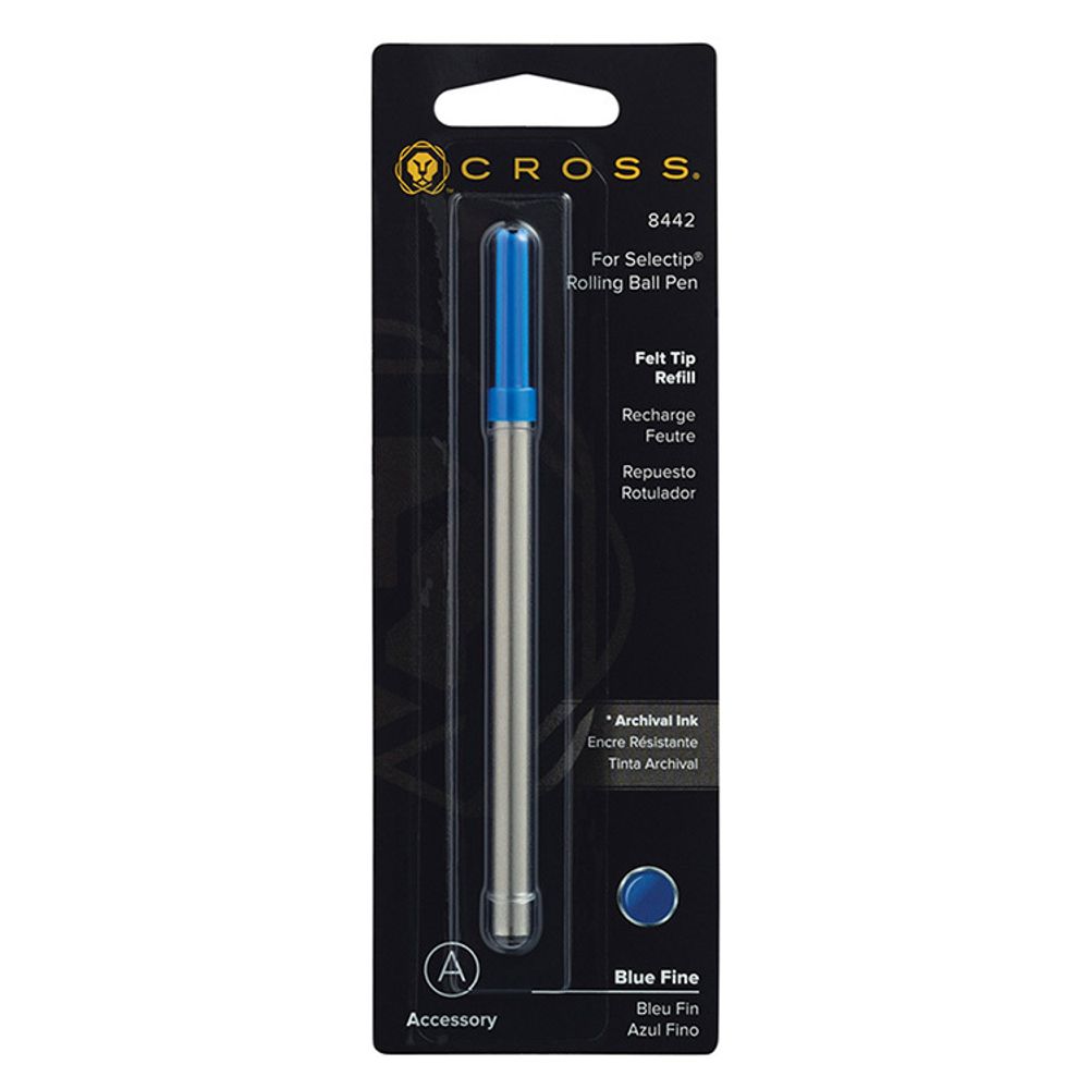 Стержень капиллярный Cross для роллеров Selectip 0,5 мм синий (8442) 1