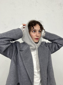 Капор на подкладе GREY