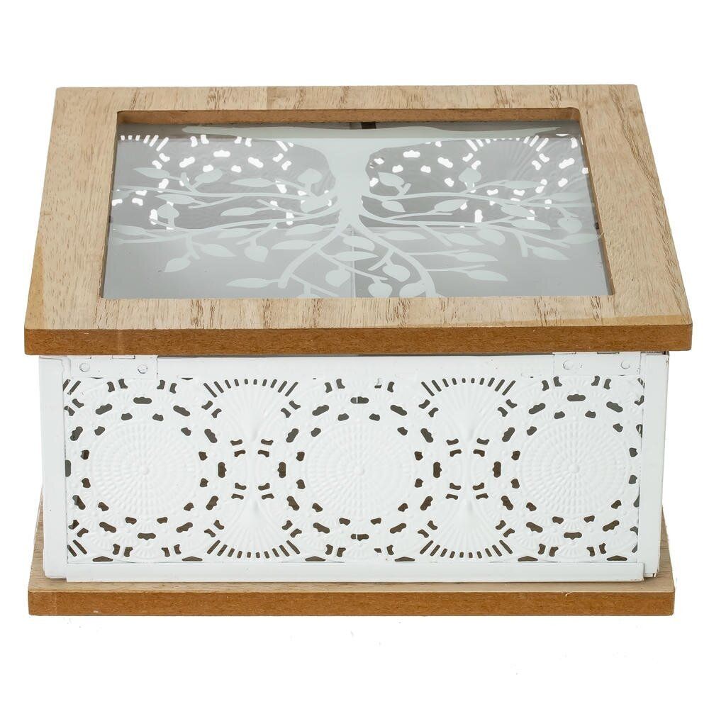 GAEM Шкатулка для чайных пакетиков, L18,5 W18,5 H9 см