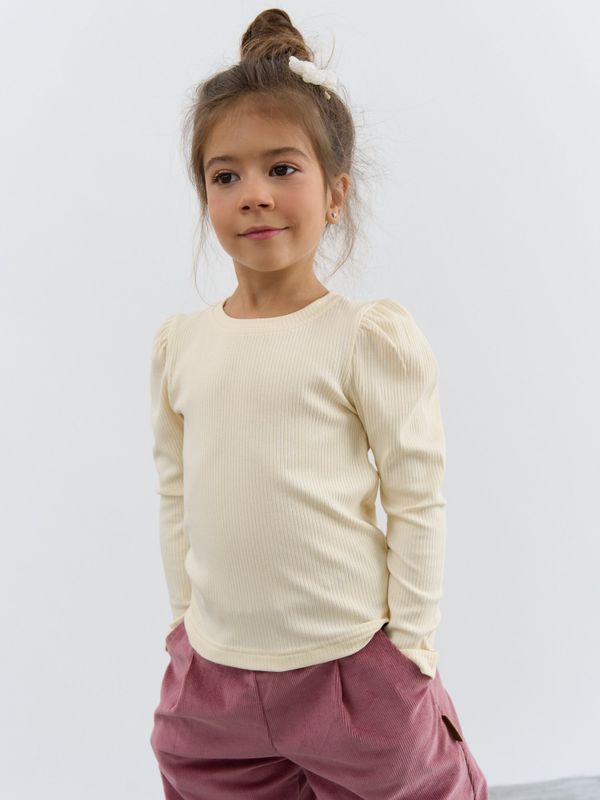 Лонгслив с рукавом фонариком 