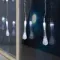Гирлянда-занавес Капли 2.5*0.65 м., IP20, прозрачная нить, 50 LED, свечение белое, 8 режимов, 220 В., Luazon Lighting (3612411)