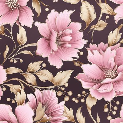 Розовые цветы