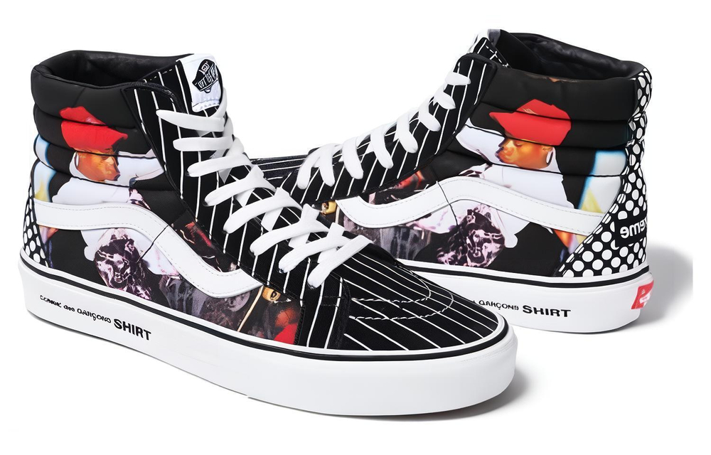 Supreme X Cdg X Vans Sk8 Harold Hunter