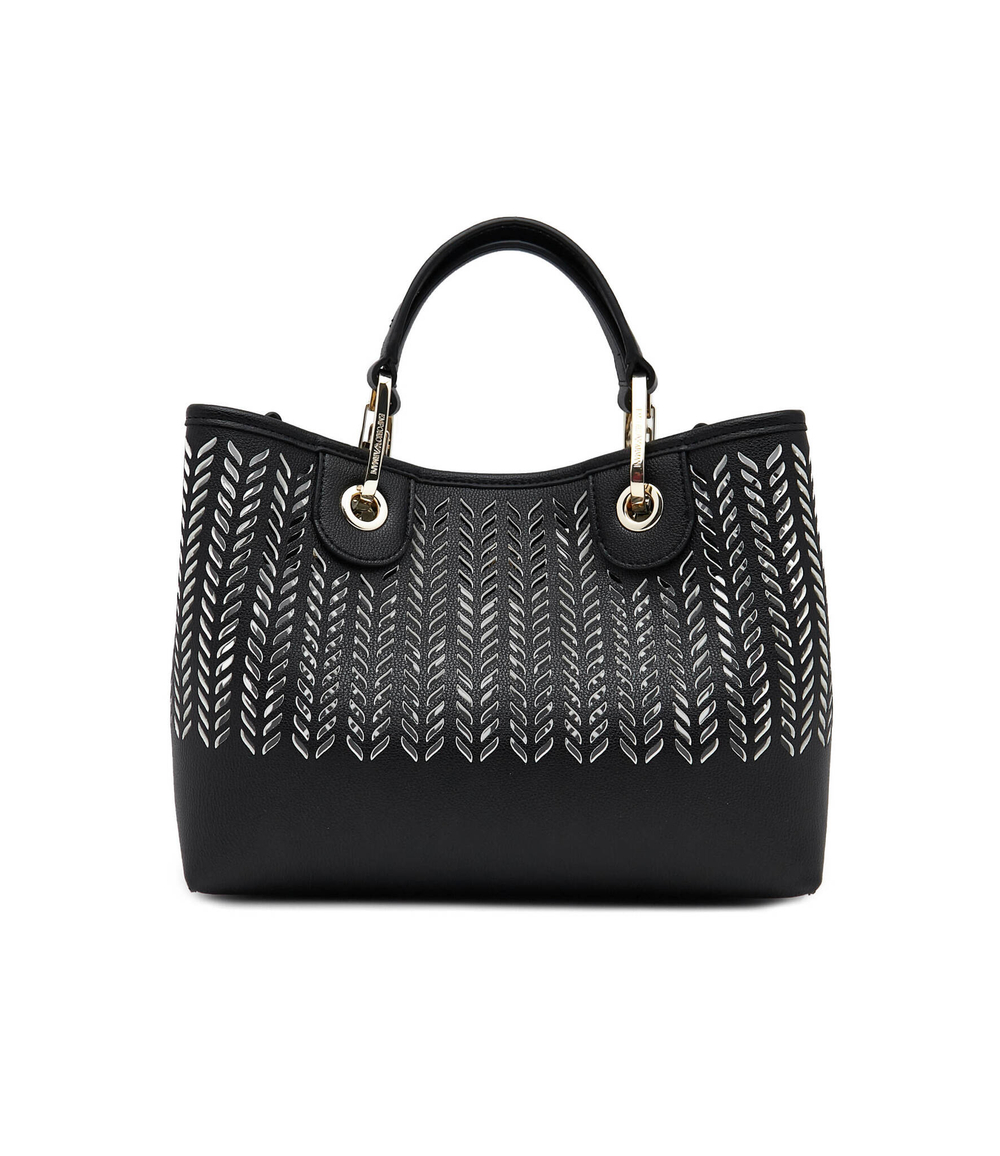 кожаная сумка через плечо + поясная сумка Emporio Armani - черный(Y3D166 Y472A)