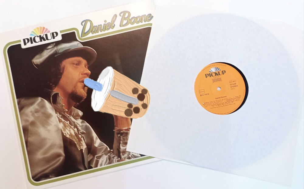 Винтажная виниловая пластинка LP Daniel Boone (Germany 1977)