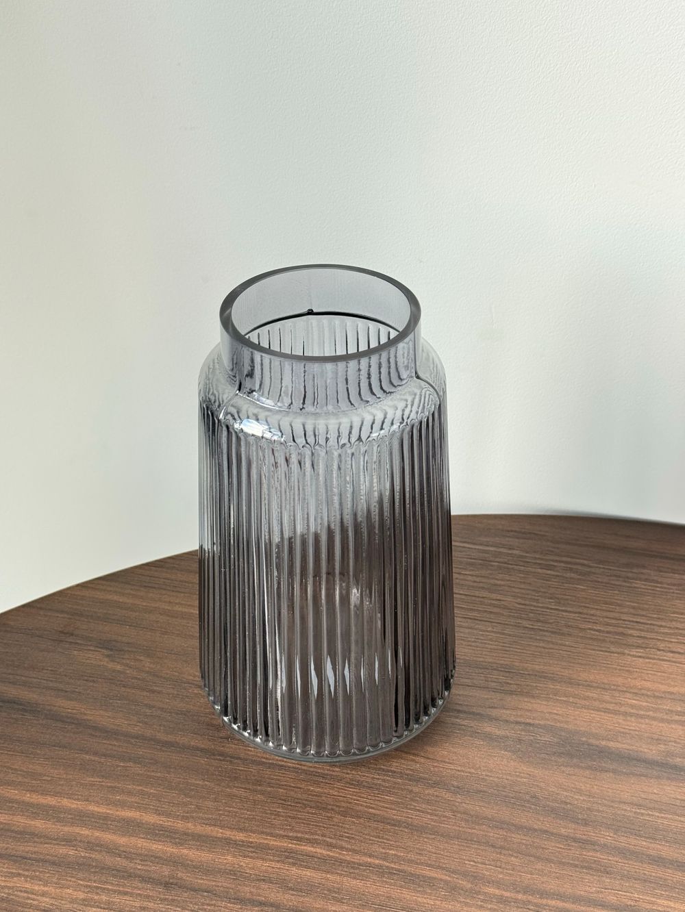 Ваза "Банка" Серая