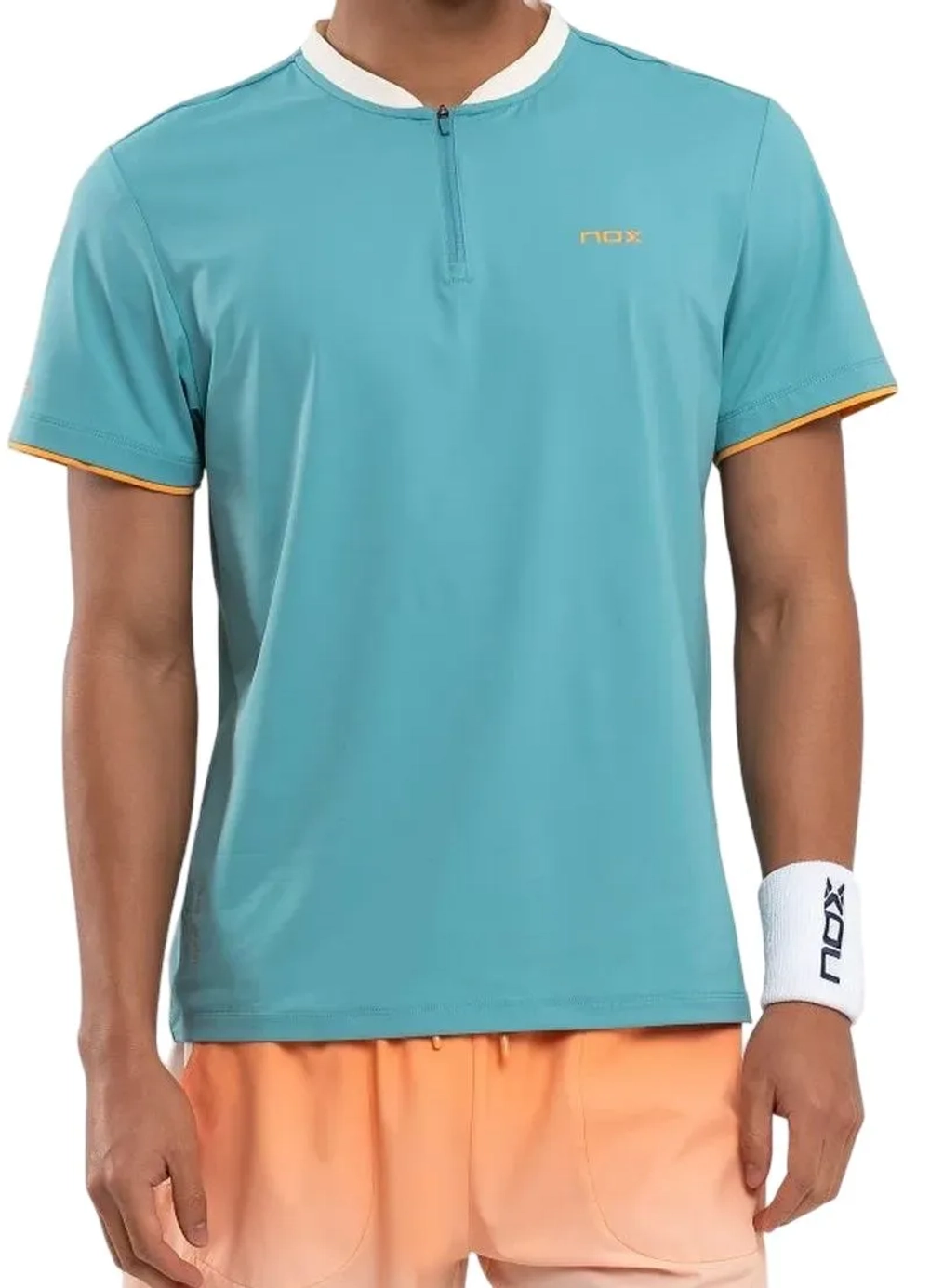 Теннисное поло NOX Pro Shirt - dusty turquoise