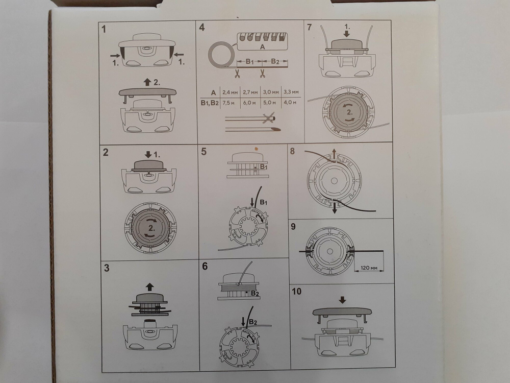 Головка триммерная VILLARTEC AutoCut 36-2 для STIHL FS-120, FS-200, FS-250
