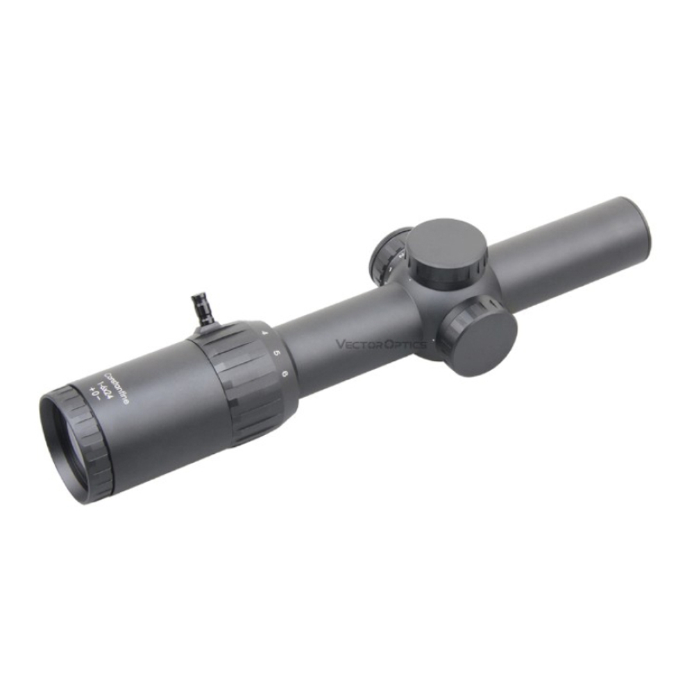 Прицел Vector Optics Constantine 1-6x24, ( Сетка Fiber Center Dot / с подсветкой )