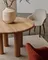 Стул Aleli, бежевый шенилл, ножки орех