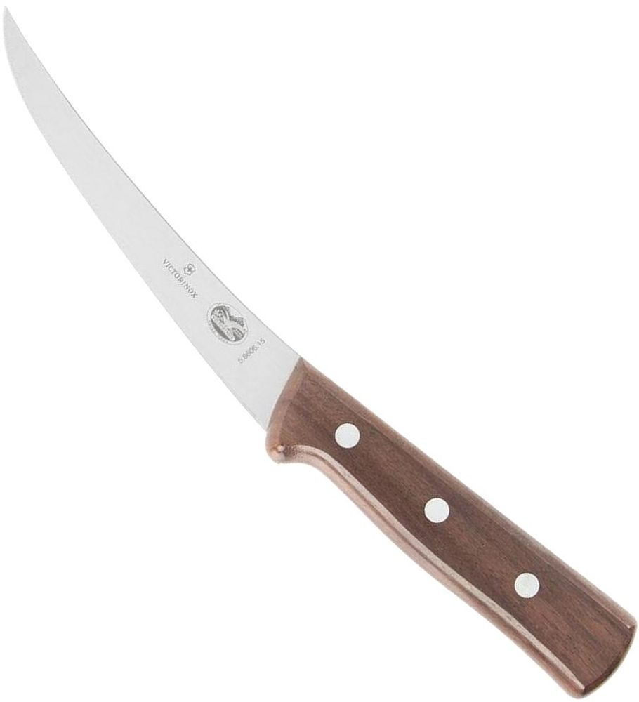 Нож Victorinox разделочный, лезвие 12 см прямое, коричневый