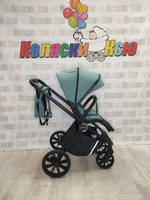 Коляска модульная 3в1 Indigo Sting зеленый