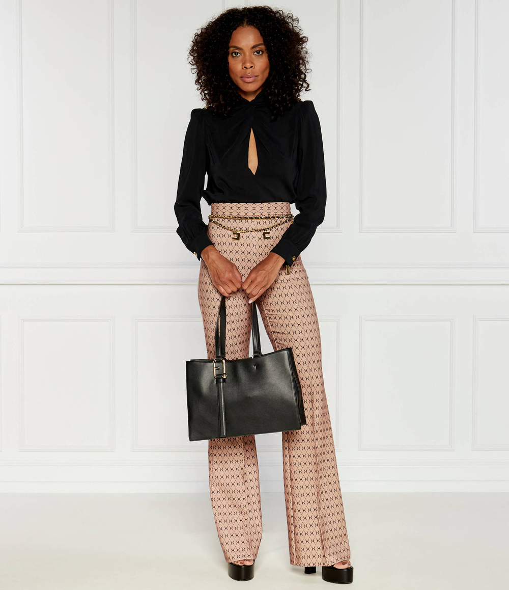 Кожаная сумка-шопер nuvola Furla - черный(WB01371 BX2045)