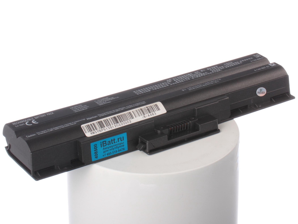 Аккумулятор iBatt 4400mAh, для VGN-NS31ER VGN-SR51RF VGN-AW21ZR VGN-NS31MR VPC-YA1V9R VGN-CS31SR VGN-NW11ZR
