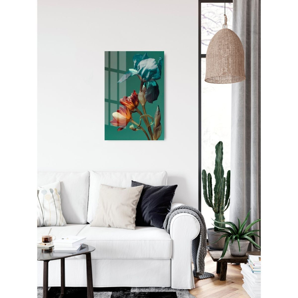 Картина на стекле, 60х40 см, Цветочная фантазия 11, WB-07-255-04