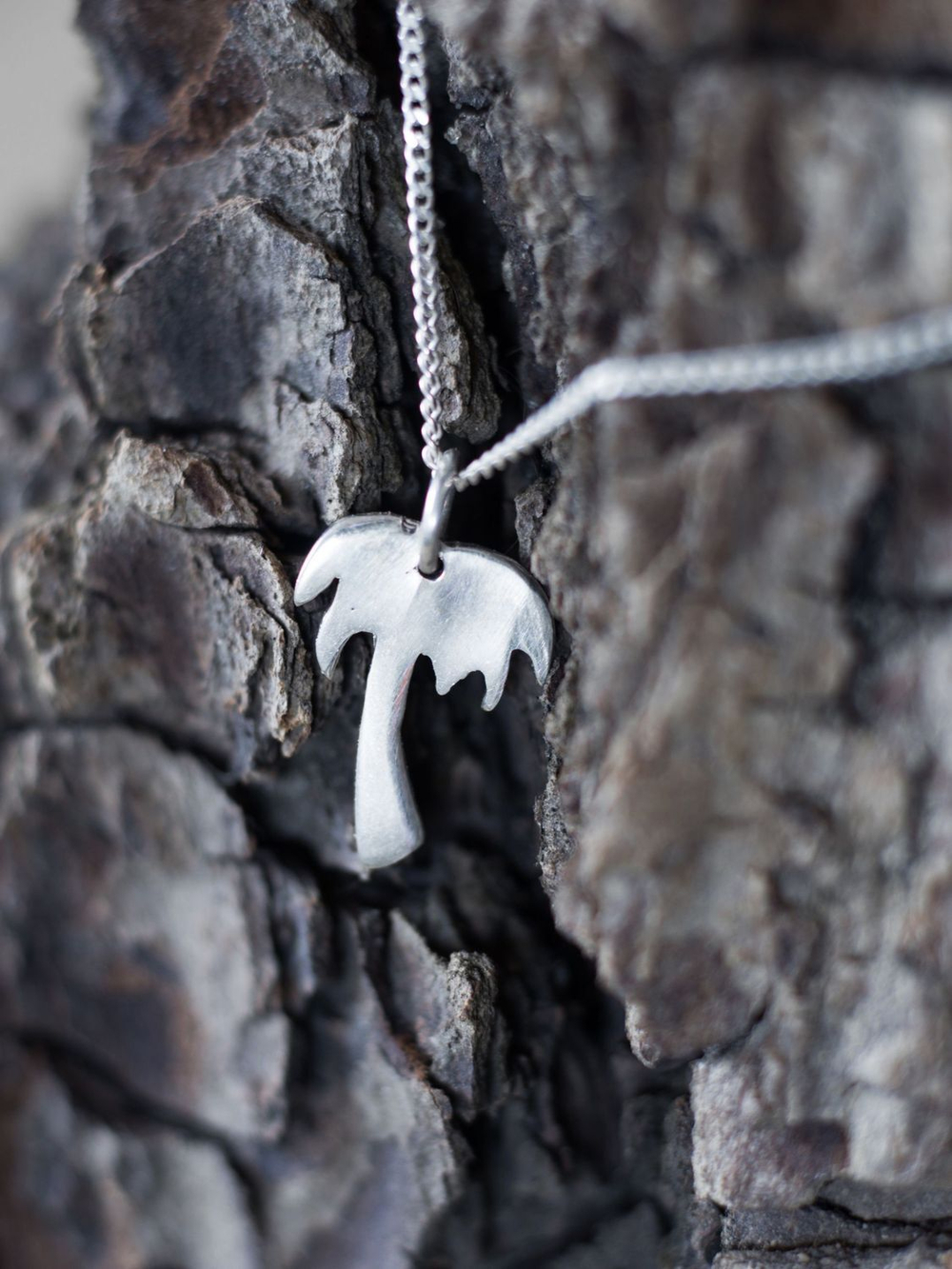 Подвеска Пальма, серебро