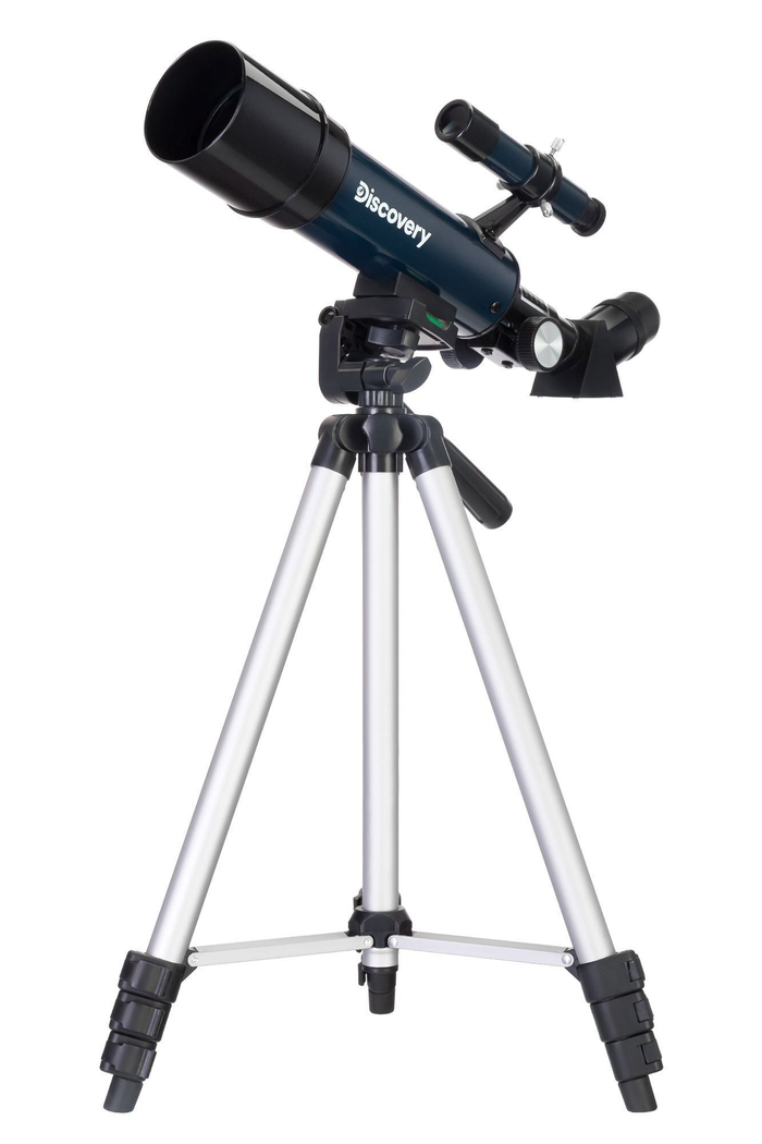 Телескоп Levenhuk Discovery Sky Trip ST50 с книгой Космос. Непустая пустота и держателем для смартфона