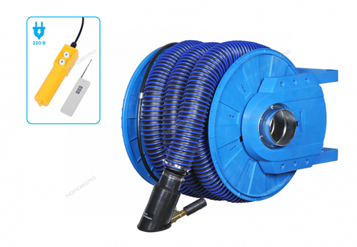 Катушка для сбора выхлопных газов с автоматическим приводом со шлангом L=8 м, D=100 мм и насадкой NORDBERG HRF8100E-KIT
