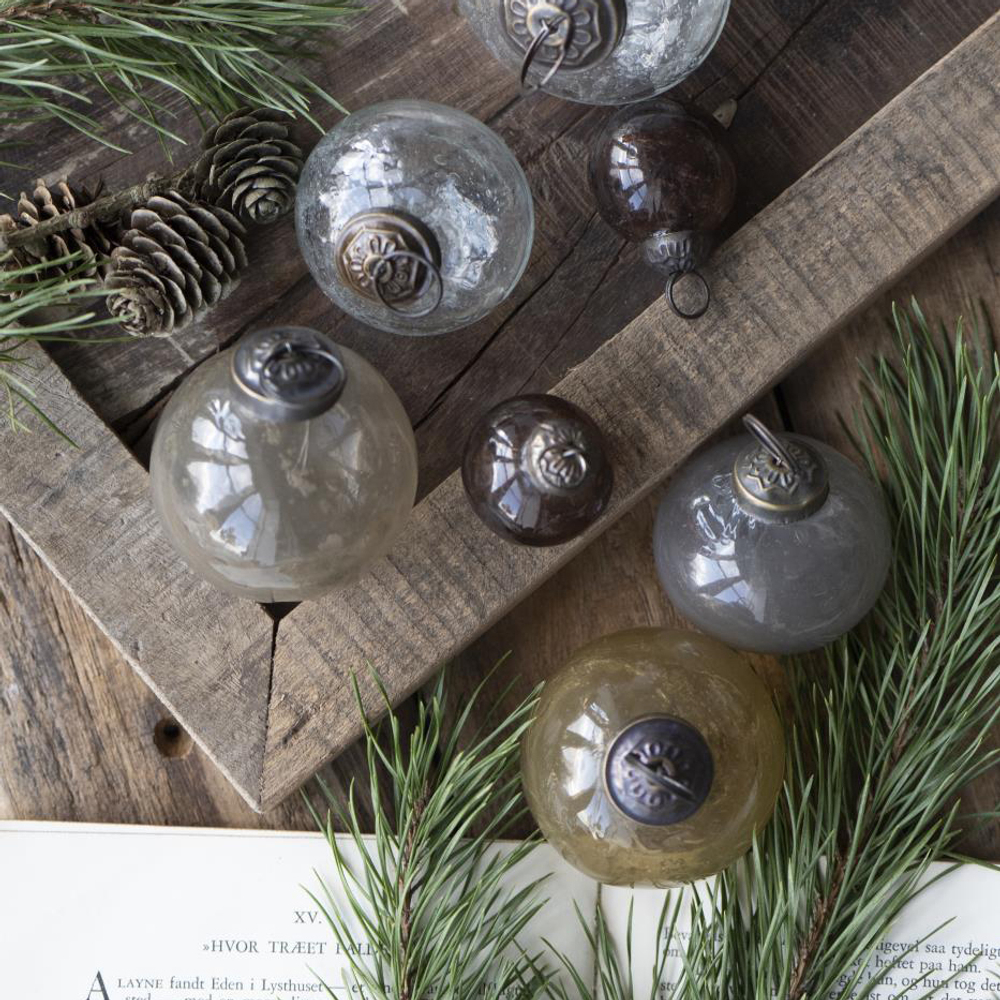 Ёлочный шар Christmas mocca mini