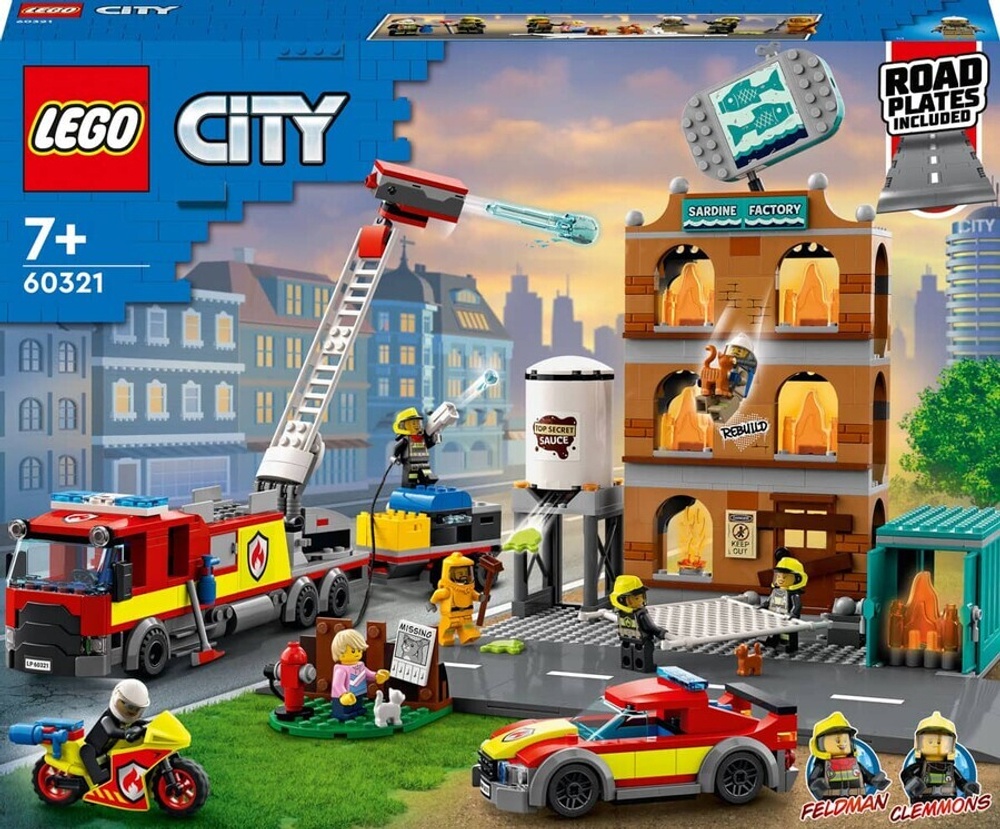 Конструктор LEGO City 60321 Пожарная команда