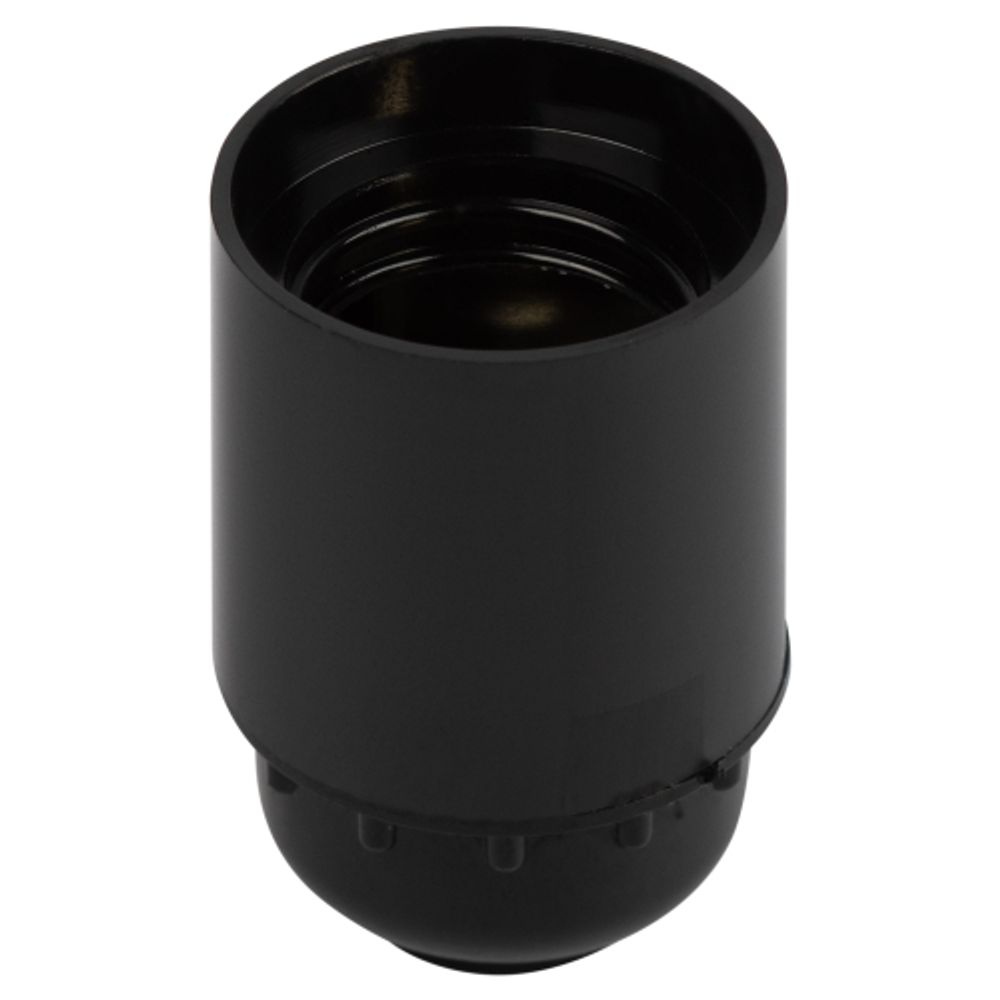 Патрон ЭРА Е27 подвесной бакелит черный без наклейки групповая упаковка 50 шт | Патроны, переходники, ПРА