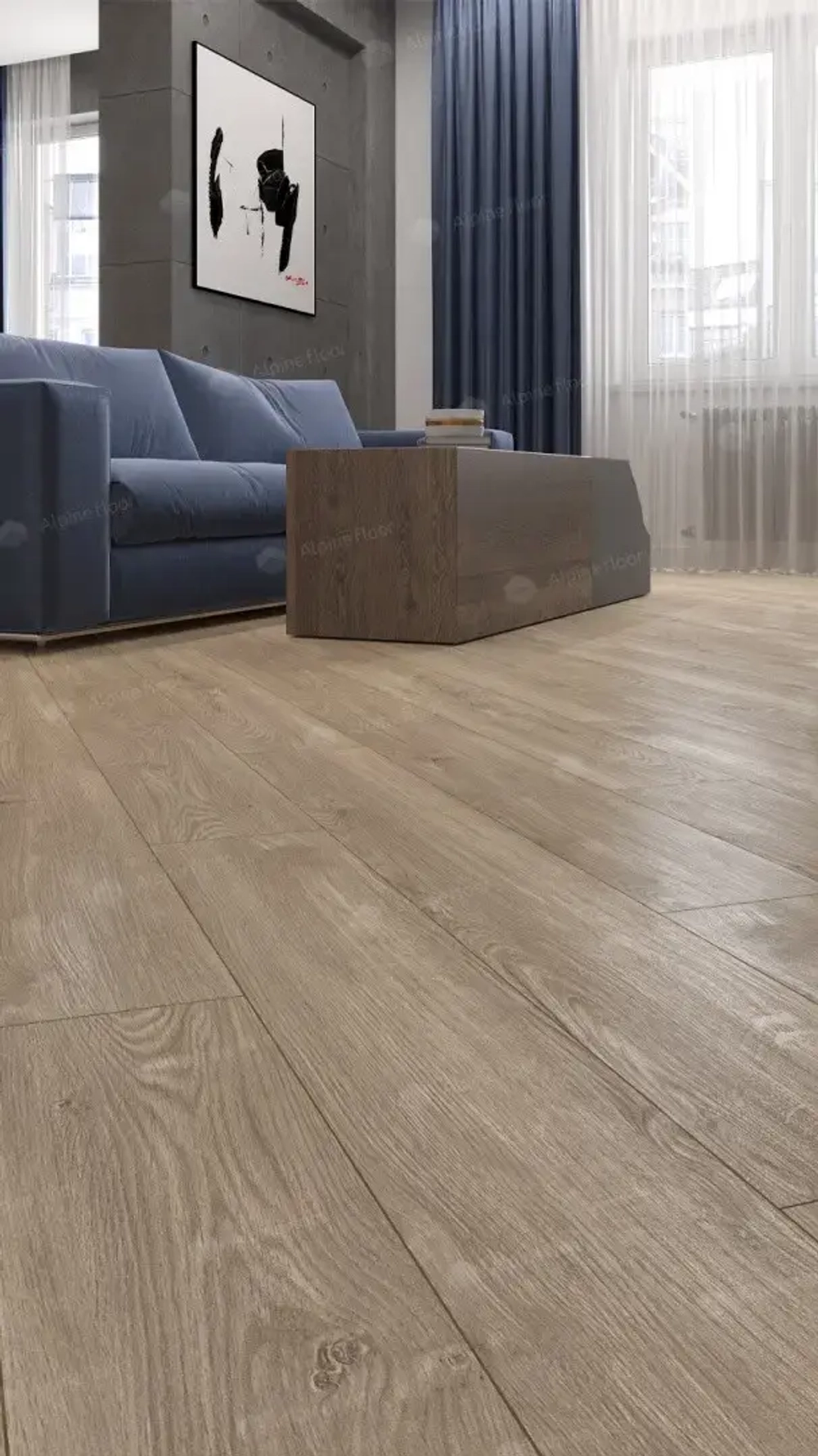 SPC ламинат Alpine Floor Секвойя Коньячная