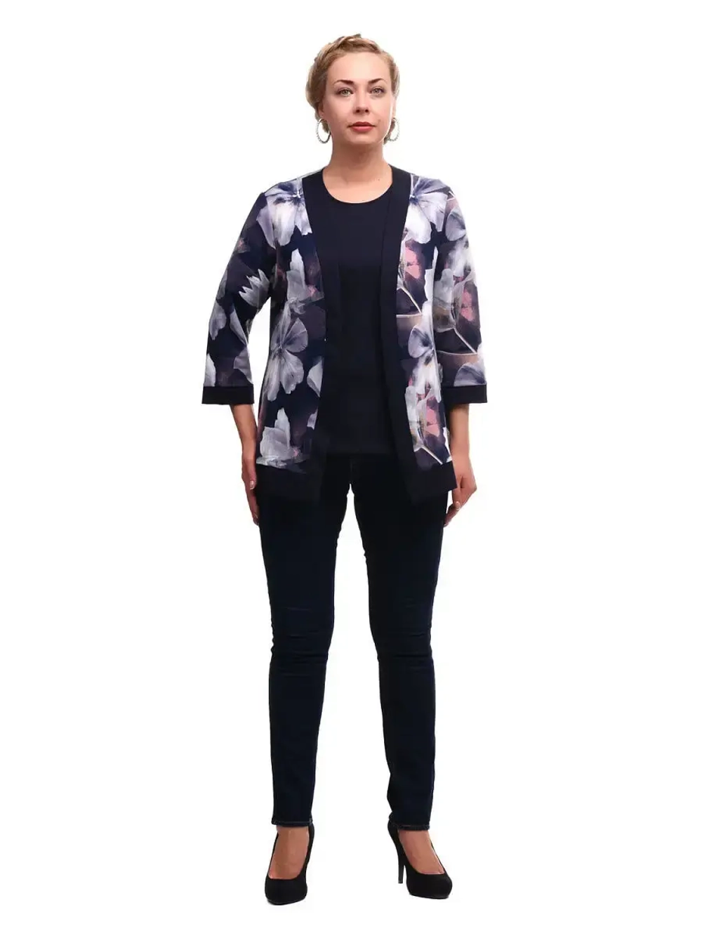 Твинсет кардиган + блуза