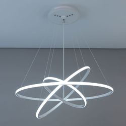 Citilux Неон Смарт CL731A090E RGB Умная подвесная люстра Белая