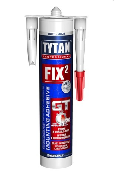 152_ Клей монтажный Fix2 GT белый Tytan Professional 290 мл.
