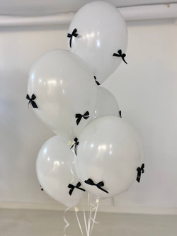 Набор воздушных шаров с бантиками №2378