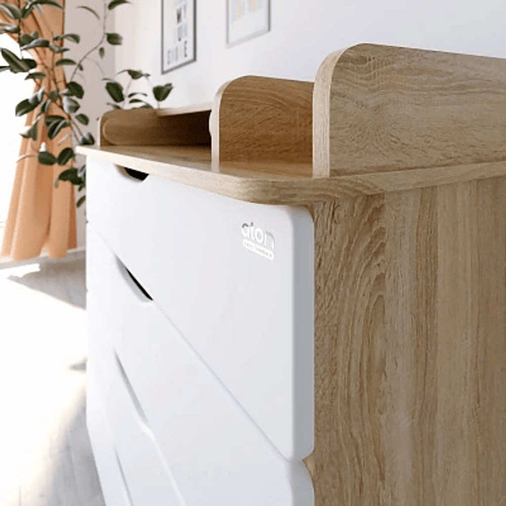 Комод Атон СИРИУС-2 WOOD ПВХ 800/4 дуб сонома