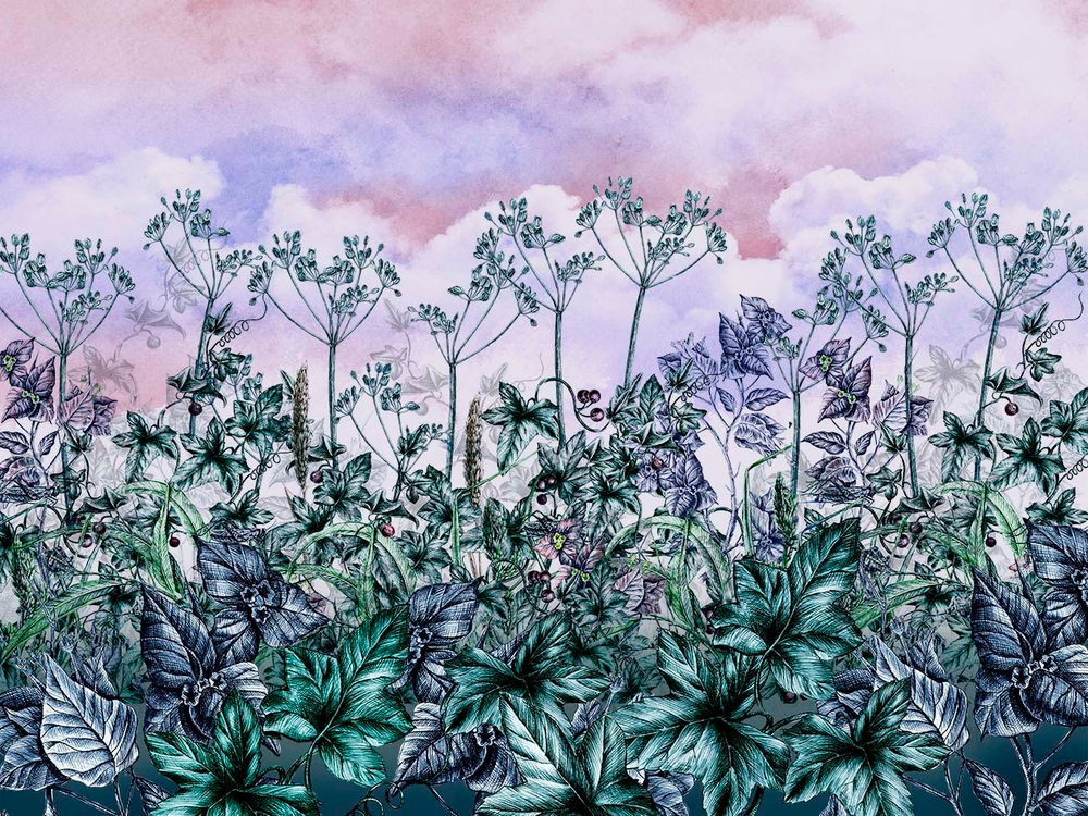 Дизайнерские обои Wall Street Botanica