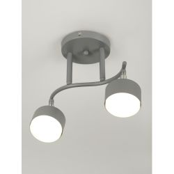 Светильник настенно-потолочный спот Rivoli   7077-702 2хGX53 15 Вт поворотный