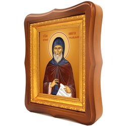 Никита Рославльский преподобный. Икона на холсте.