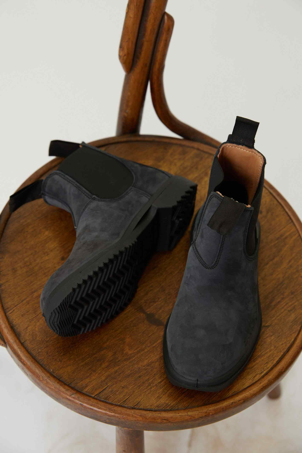 Челси из синего нубука