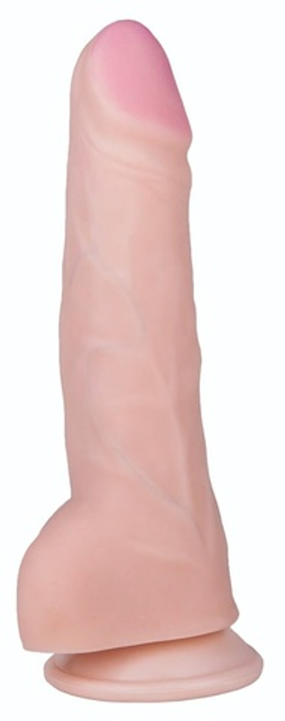 Фаллоимитатор с мошонкой COCK NEXT 6 - 20,5 см. (Цвет: телесный)