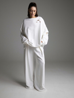 Брюки широкие "ЯR 24' молоко