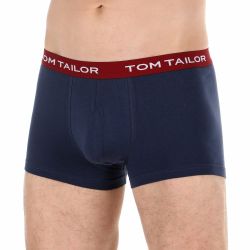 Мужские трусы боксеры набор 3в1 темно-синие Tom Tailor 70162/6061 690