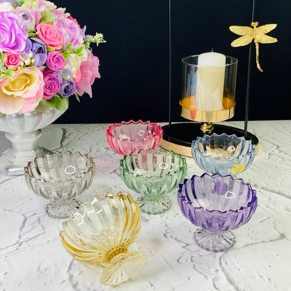 Lenardi 589-028 Набор из 6 креманок 120 мл в под.уп.(х8)Стекло