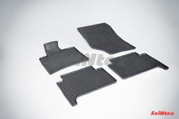 Резиновые коврики в салон Audi Q7 (2005-2015) "Сетка"