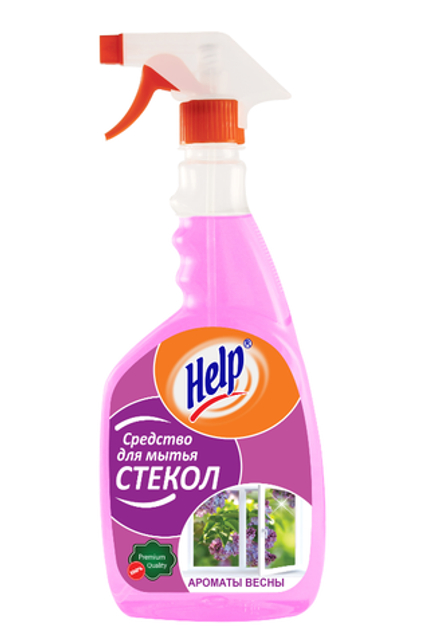 Help Средство д/ стекол КУРОК Аромат весны 500мл