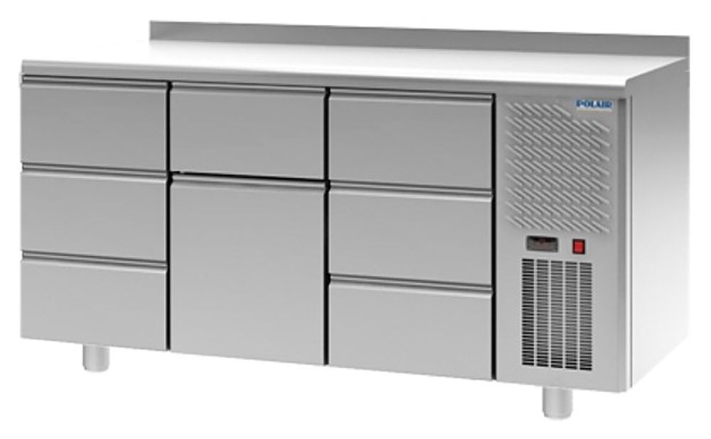 Стол холодильный POLAIR TM3-313-G с бортом