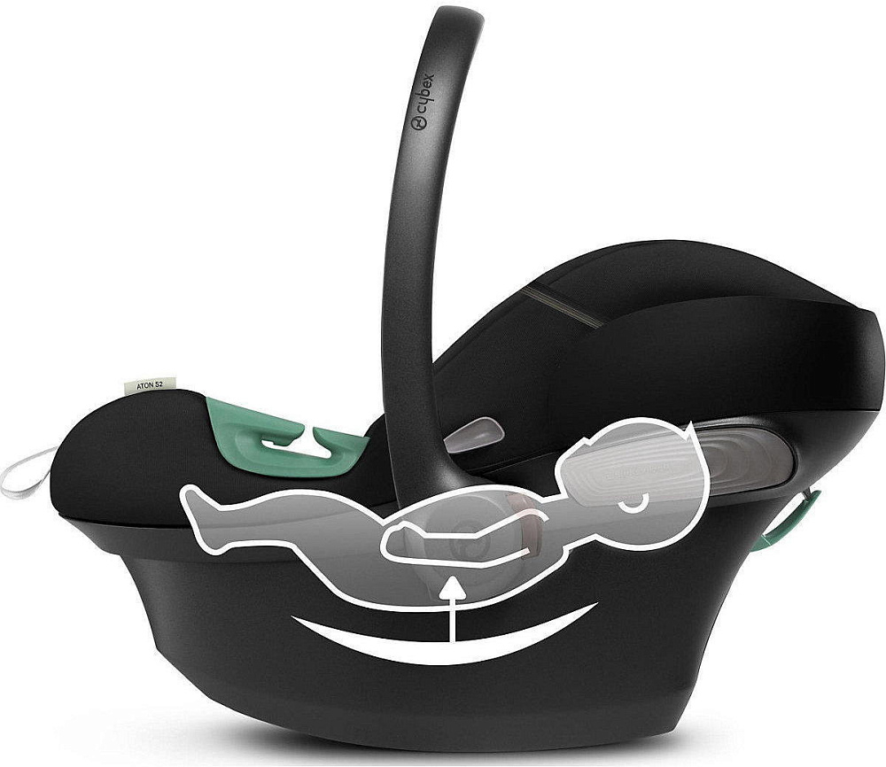 Коляска Cybex Balios S Lux SLV complete Aton S2 Moon Black 3 в 1 Stone Grey с дождевиками