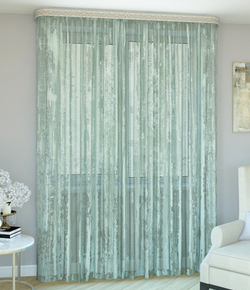Тюль Legrand Дождь мятный с утяжелителем