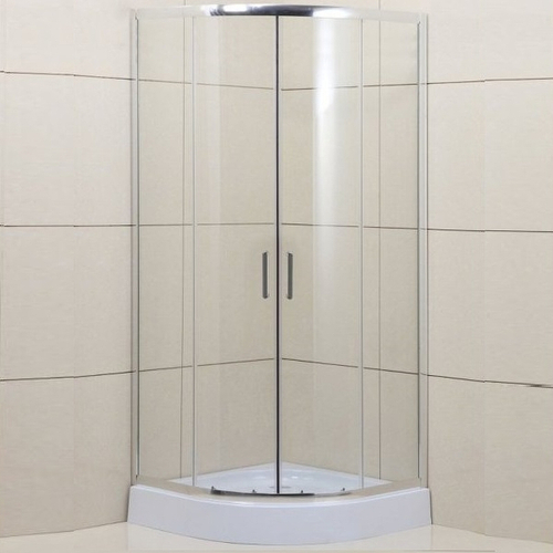 Душевой уголок BelBagno Uno 100х100 UNO-195-R-2-100-C-Cr профиль Хром стекло прозрачное