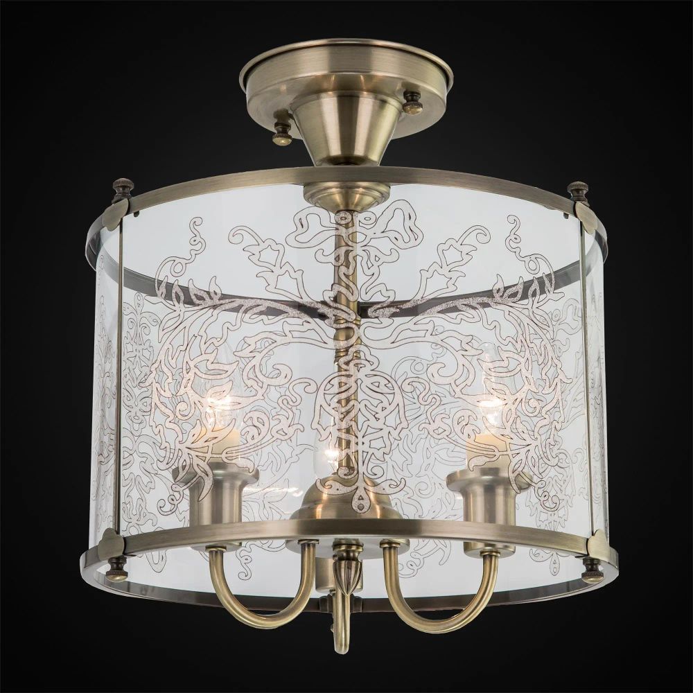 Citilux Версаль CL408233 Люстра потолочная Бронза