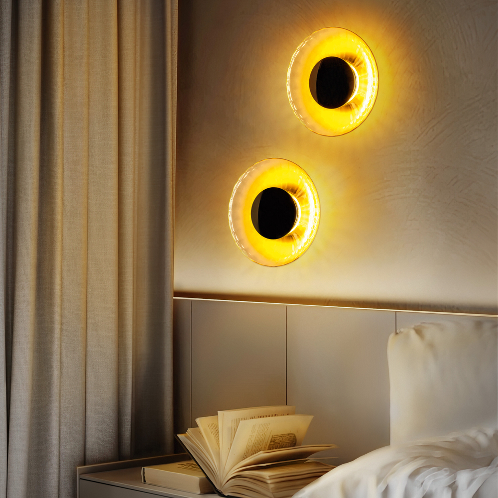 809023 Настенно-потолочный светильник CELESTA LED 24W 600LM ХРОМ/КОНЬЯЧНЫЙ 3000K